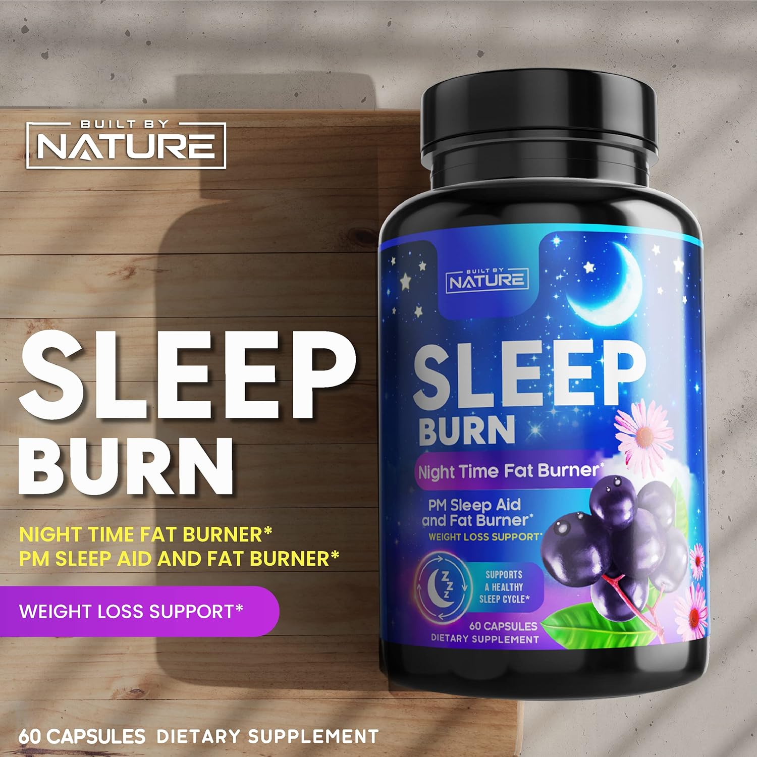 Night Time Fat Burner Sleep Support Capsules R71221