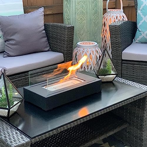 Tabletop Fire Pit Bowl, Portable Smokeless Fireplace for Outdoor Camping A796764