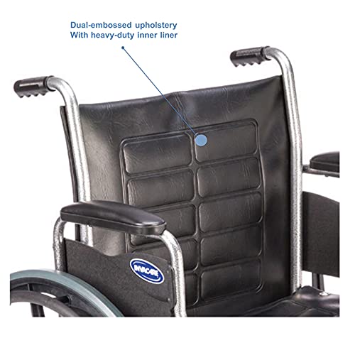 Manual Bariatric Folding Wheelchair for Adults, 22 Inch Seat P46954
