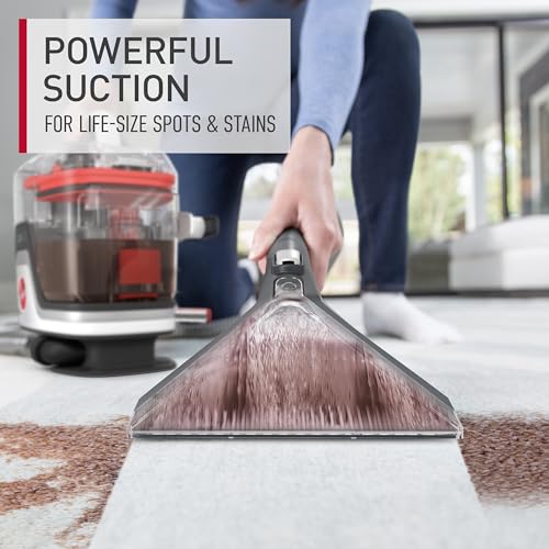 Portable Carpet and Upholstery Spot Cleaner Machine with Powerful Suction X136