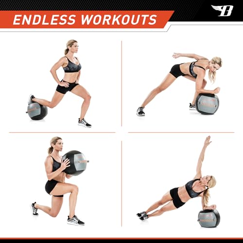 Weighted Medicine Ball for Cardio, Core Training and Wall Ball Workouts P859949