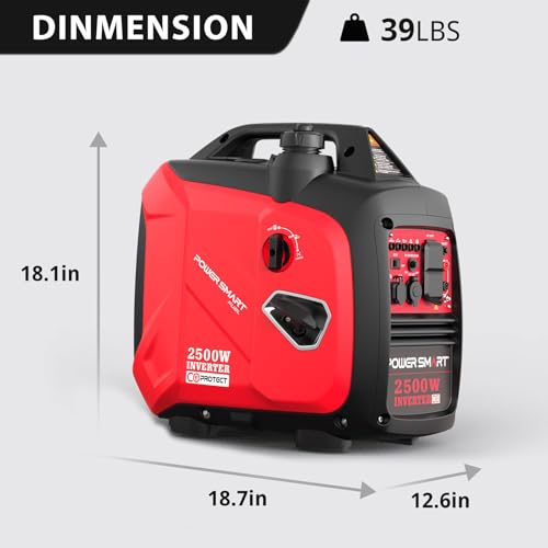 2500-Watt Portable Inverter Generator for Camping F38817