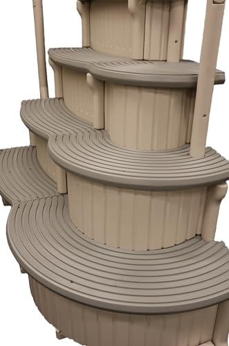 Above Ground Swimming Pool Curve Base Steps K10297