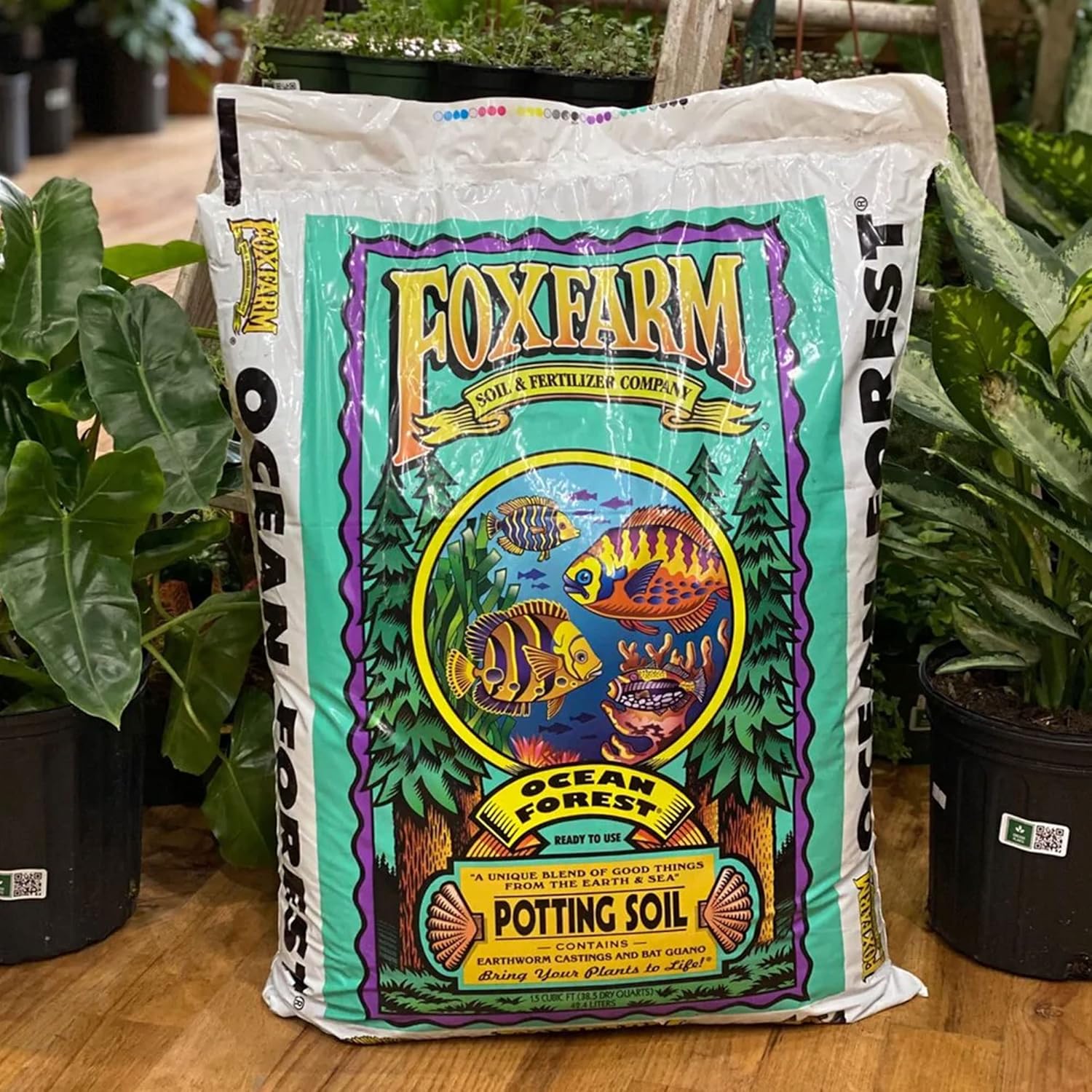 Organic Potting Soil for Indoor and Outdoor Plants (4 Pack) F36870
