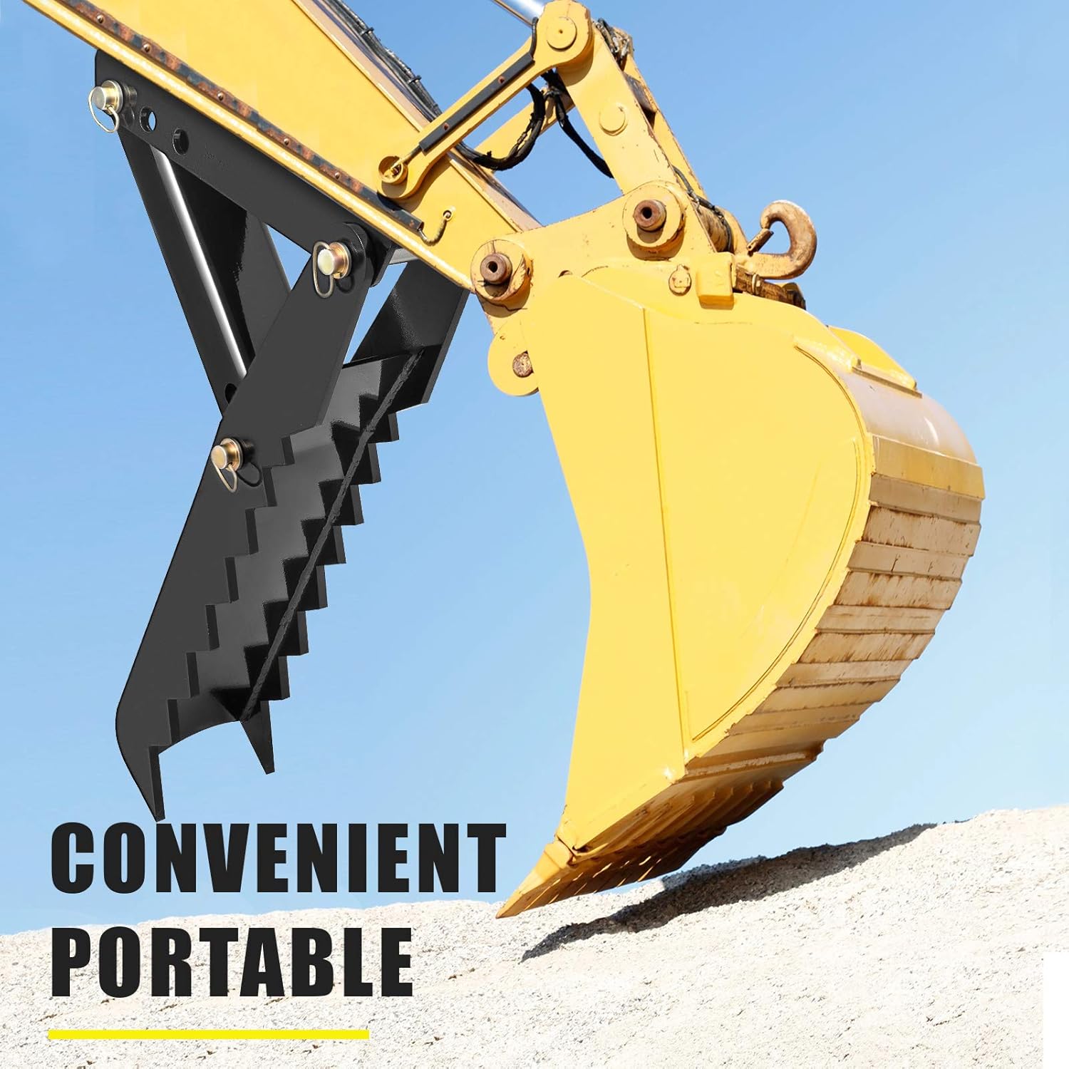 24 Backhoe Thumb, 1/2 Steel Thickness Weld On Excavator Attachment Q18632