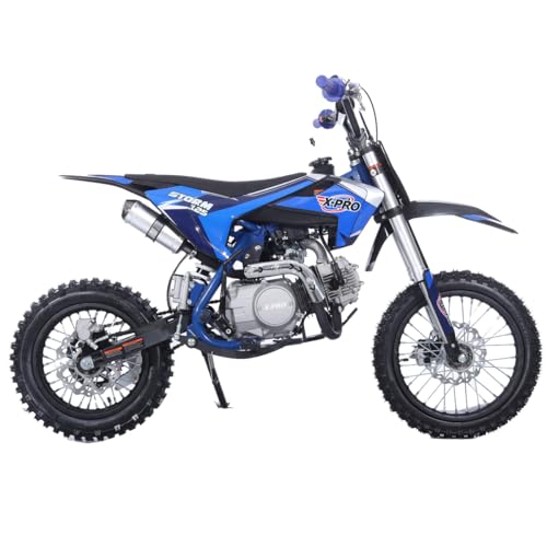 125cc Kids Dirt Bike with 4-Speed Semi-Automatic Transmission, 14"/12" Tires Q4204