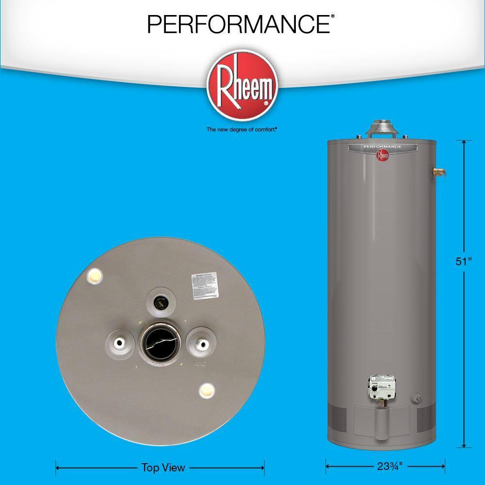 50 gal. Short Natural Gas Tank Water Heater X817605
