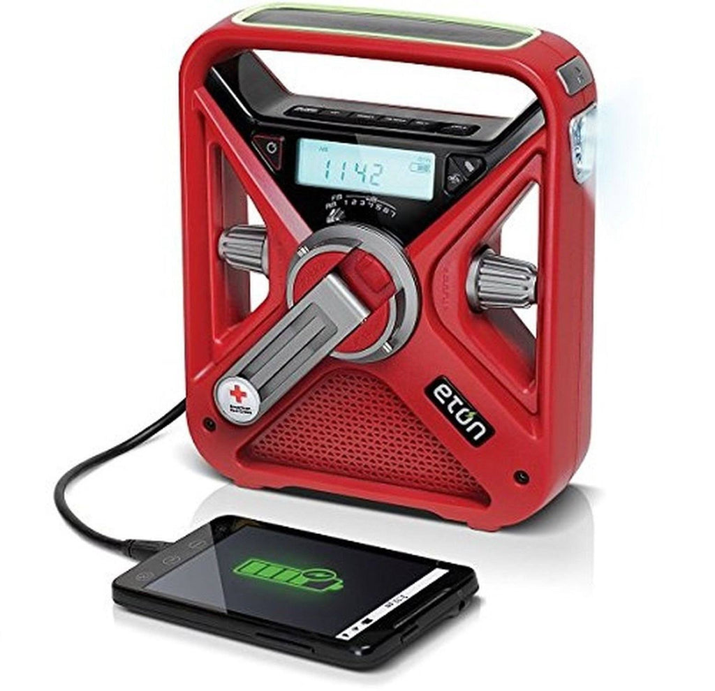 Hand Crank NOAA AM/FM Weather Alert Radio with Smartphone Charger T255