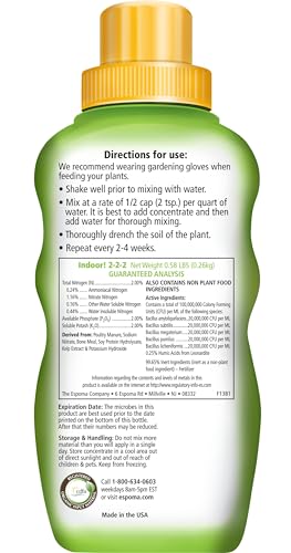 Organic Indoor Plant Food Concentrate for Pothos, Monstera & Palms E66961
