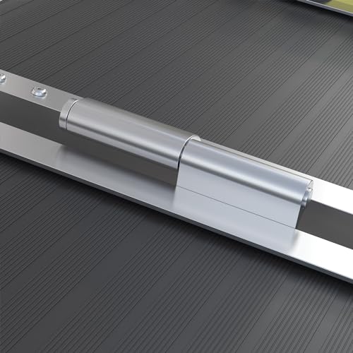 Foldable Wheelchair Ramp, 8FT Aluminum Threshold Ramp with Non-Slip Surface T781