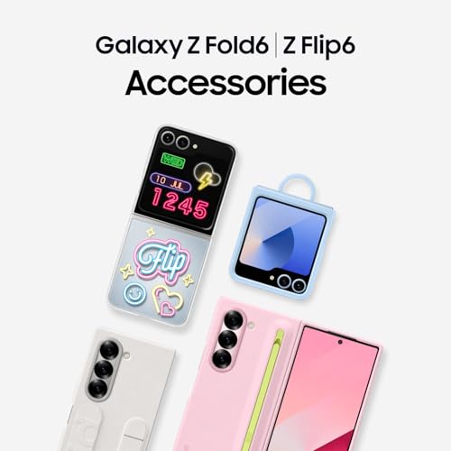 Galaxy Z Flip 6 AI Cell Phone, 256GB Unlocked Android Smartphone, Foldable Design U83954