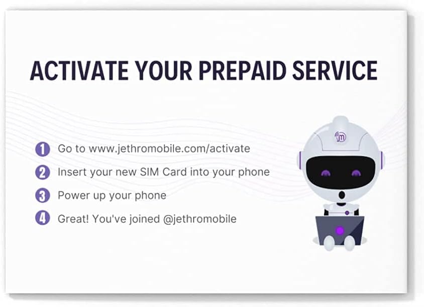 Mobile Phone Plan for 365 Days - Unlimited Talk and Text, No Data, SIM Card Kit Included B2418