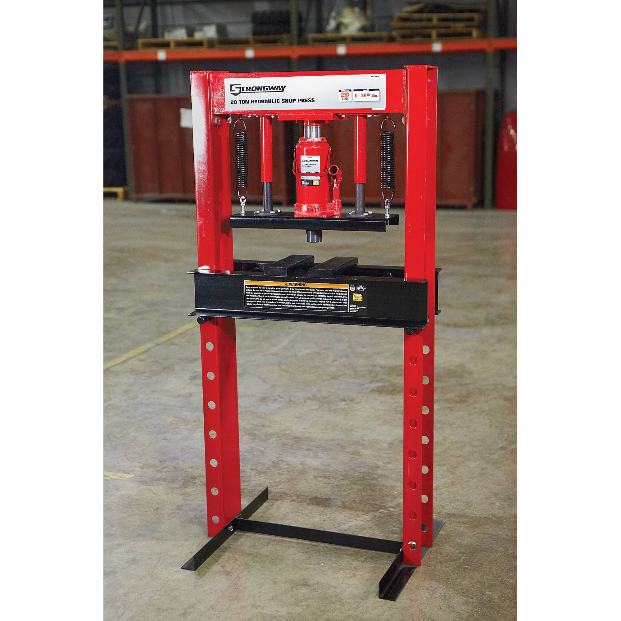 Hydraulic Shop Press - 20 Ton T8430