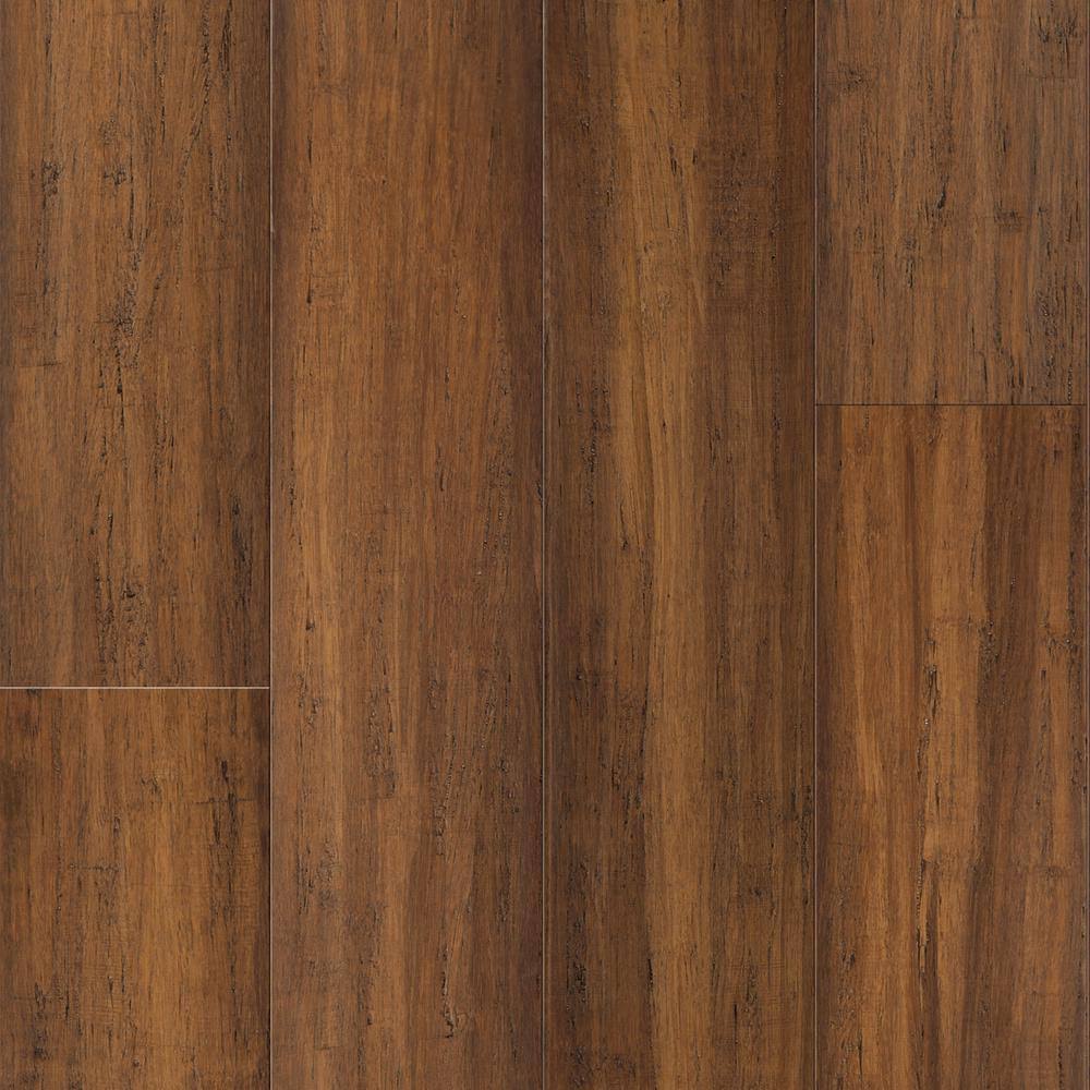 Bamboo Solid Hardwood Flooring 5-1/8-in Wide Distressed B4351