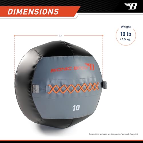 Weighted Medicine Ball for Cardio, Core Training and Wall Ball Workouts P859949