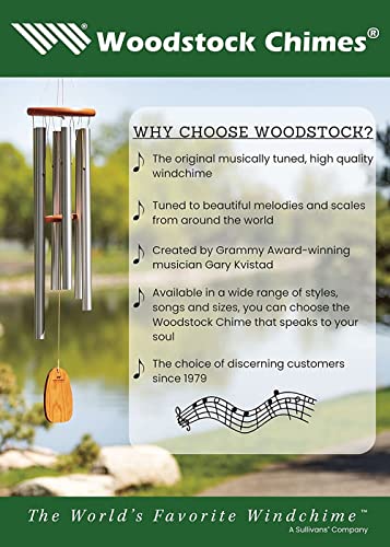 Wind Chimes with Bronze Aluminum Tubes, 27-Inch for Outdoor Garden Patio C2717