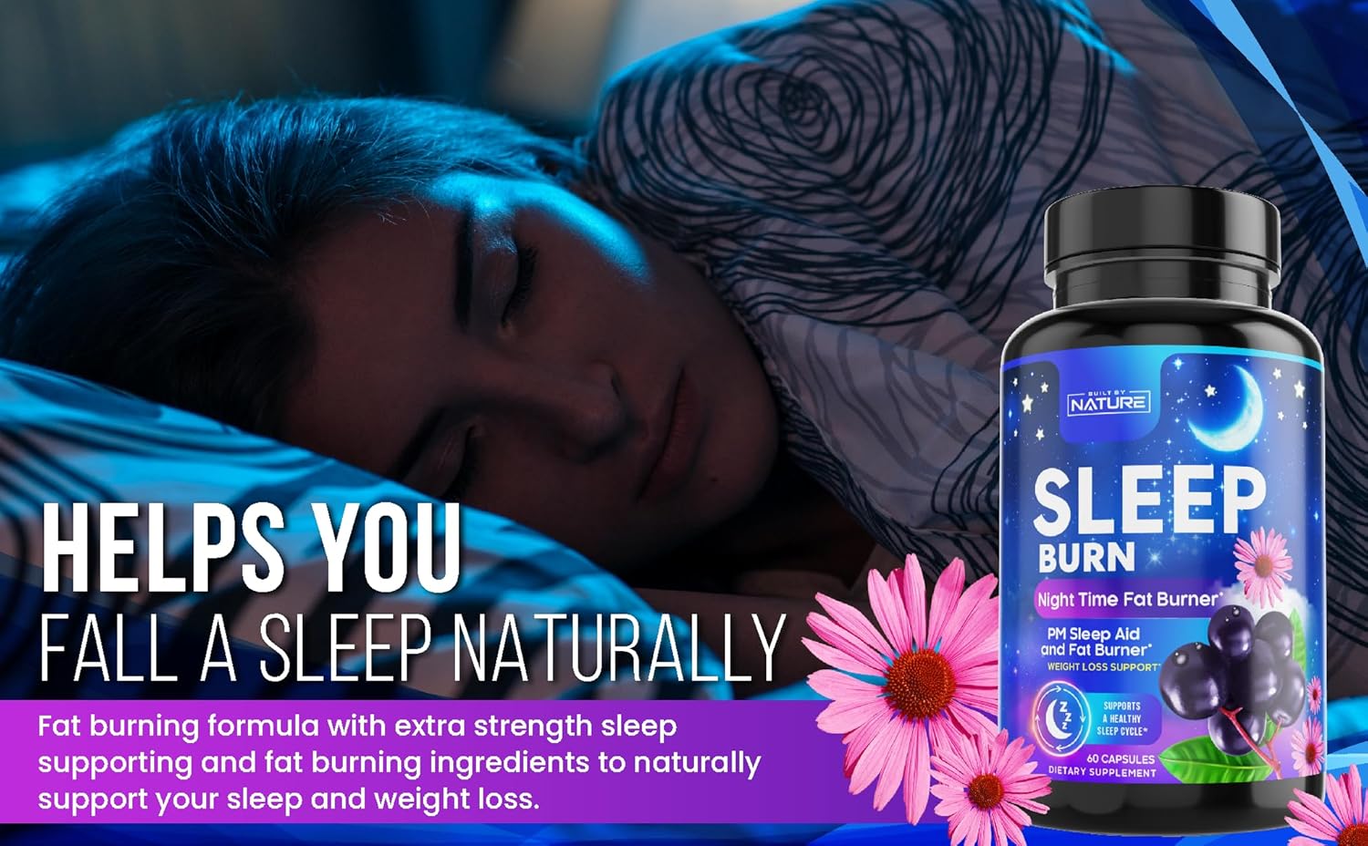 Night Time Fat Burner Sleep Support Capsules R71221