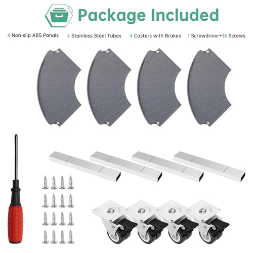 Plant Caddies with Wheels 2 Pack Heavy Duty Rolling Plant Stand N317279