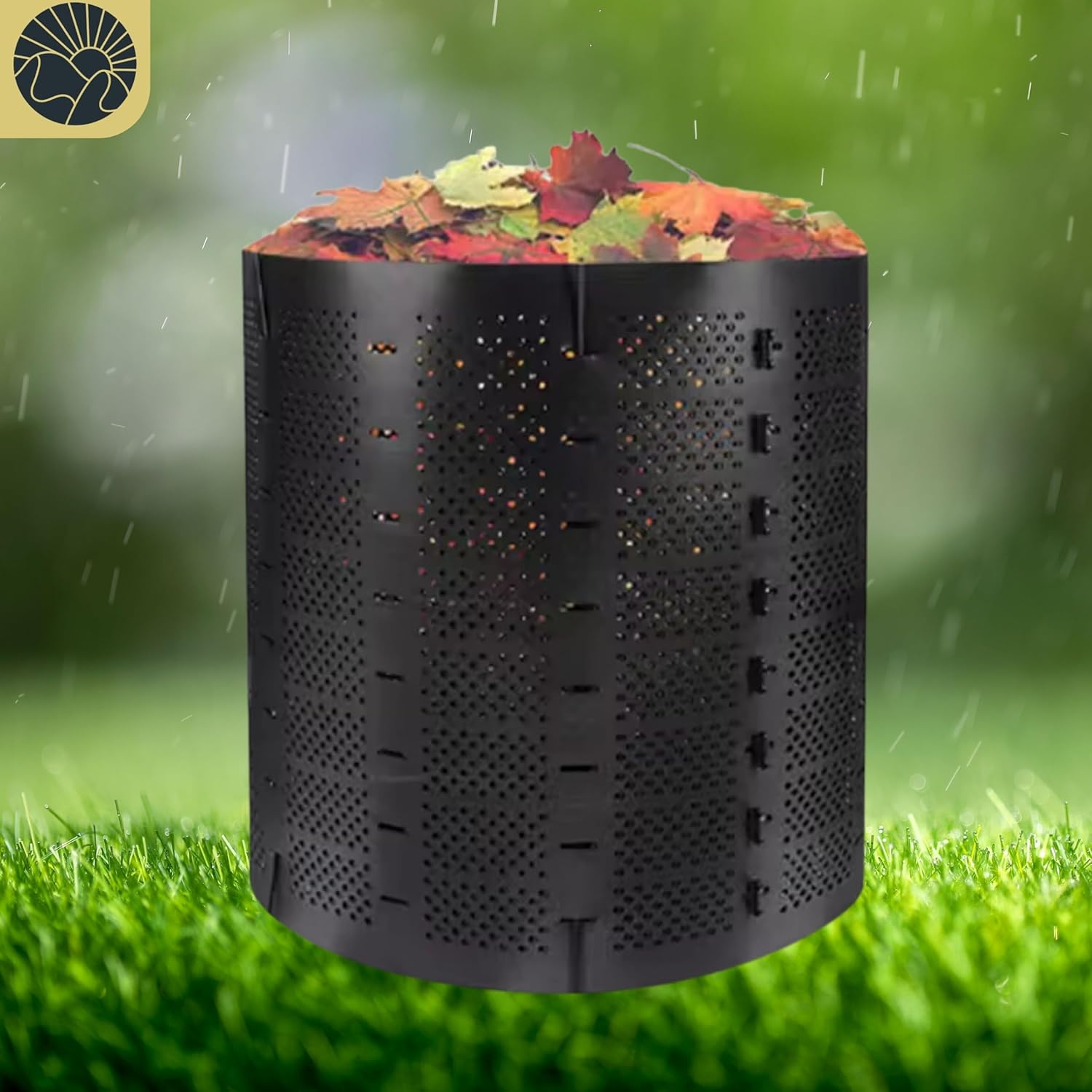 Outdoor Compost Bin Large Capacity Easy Assembly J332