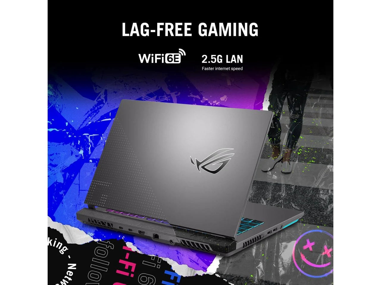 Gaming Laptop 15.6" FHD 144Hz, RTX 3050, 16GB RAM, 512GB SSD W619