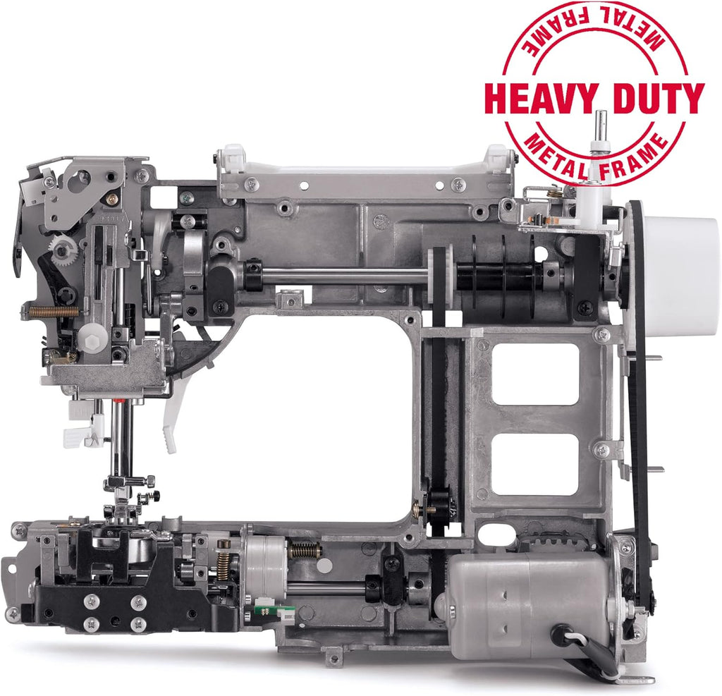Heavy Duty Sewing Machine with Presser Foot Kit and Steam Iron E64842