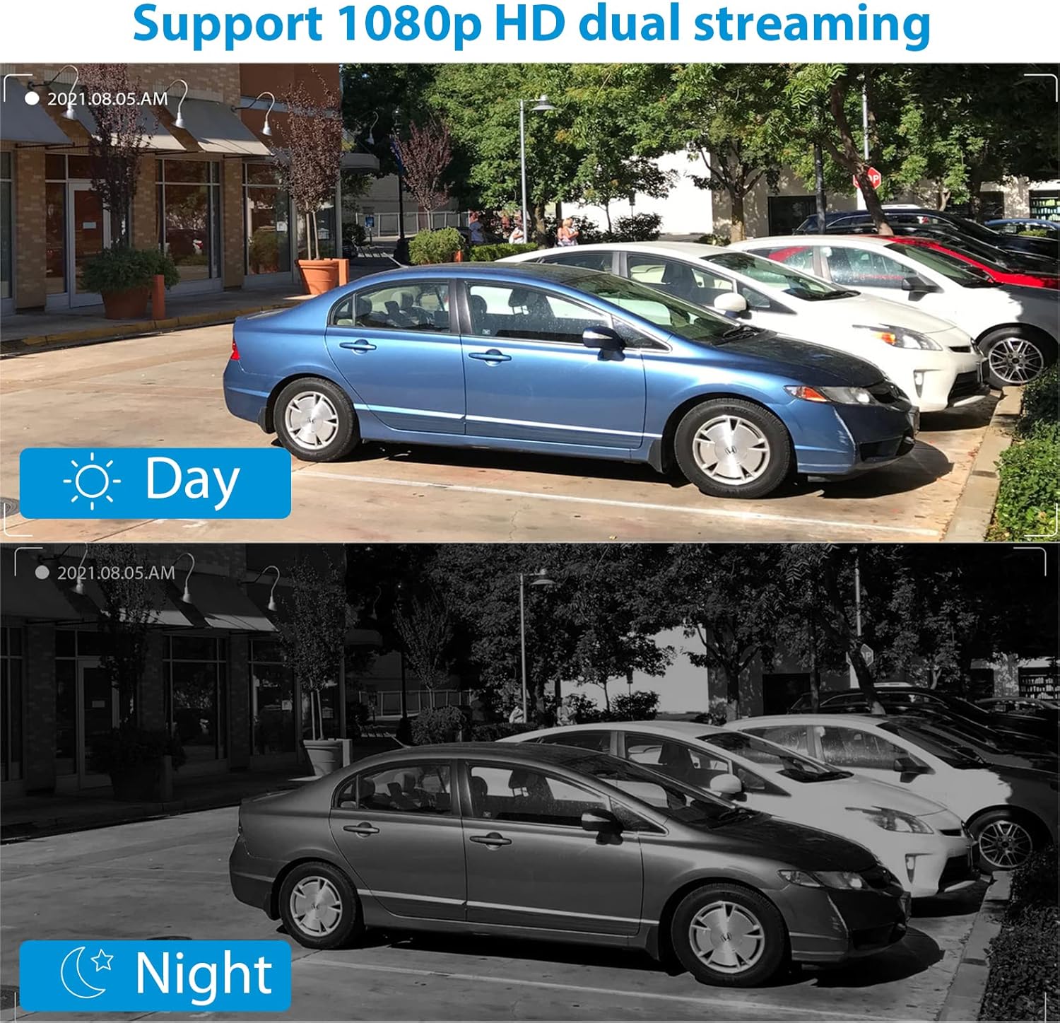 Wireless Security Camera System with 1TB Hard Drive and Two-Way Audio Y238