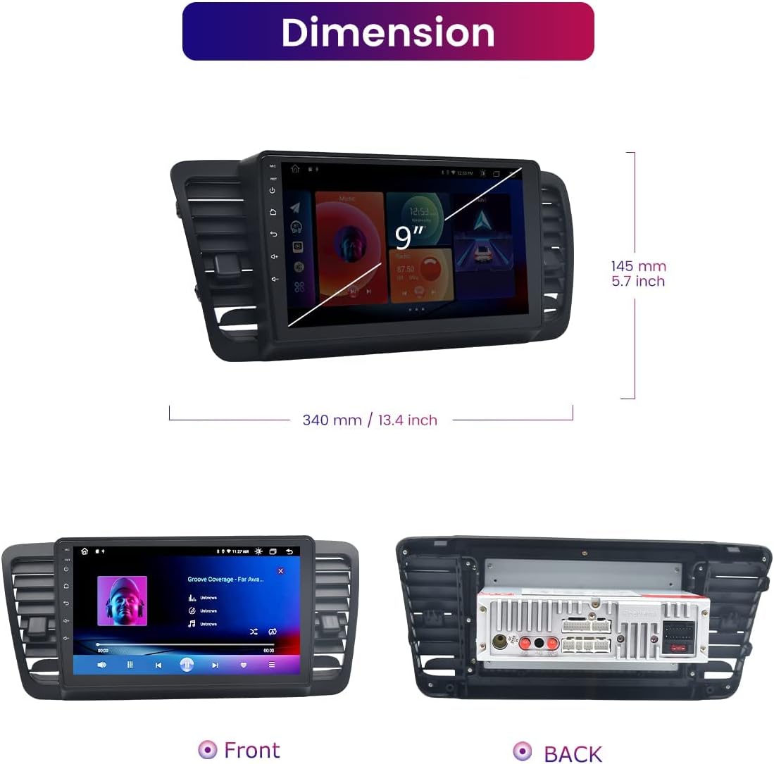 Car Stereo Bluetooth Radio with Carplay Android Auto Touch Screen Z540278