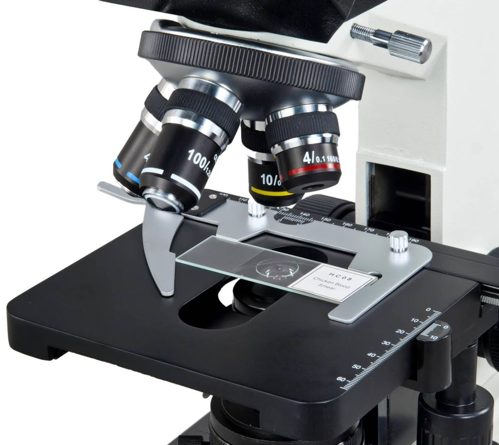 40X-2000X Binocular Lab Compound Microscope with Mechanical Stage E317