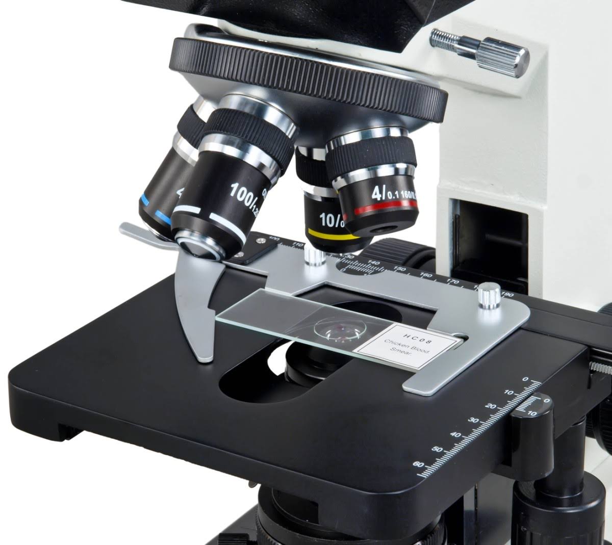 40X-2000X Binocular Lab Compound Microscope with Mechanical Stage E317
