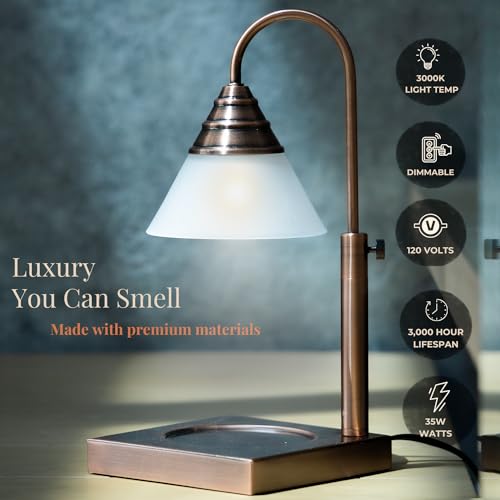 Candle Warmer Lamp, Height Adjustable, Timer & Dimmable L88785