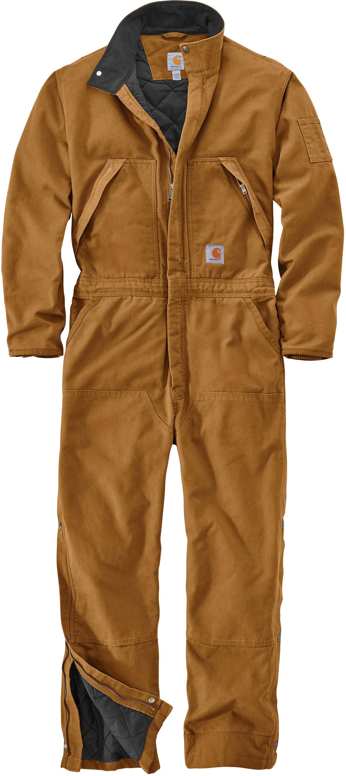 Loose Fit Washed Duck Insulated Coverall L460600
