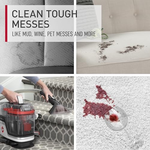 Portable Carpet and Upholstery Spot Cleaner Machine with Powerful Suction X136