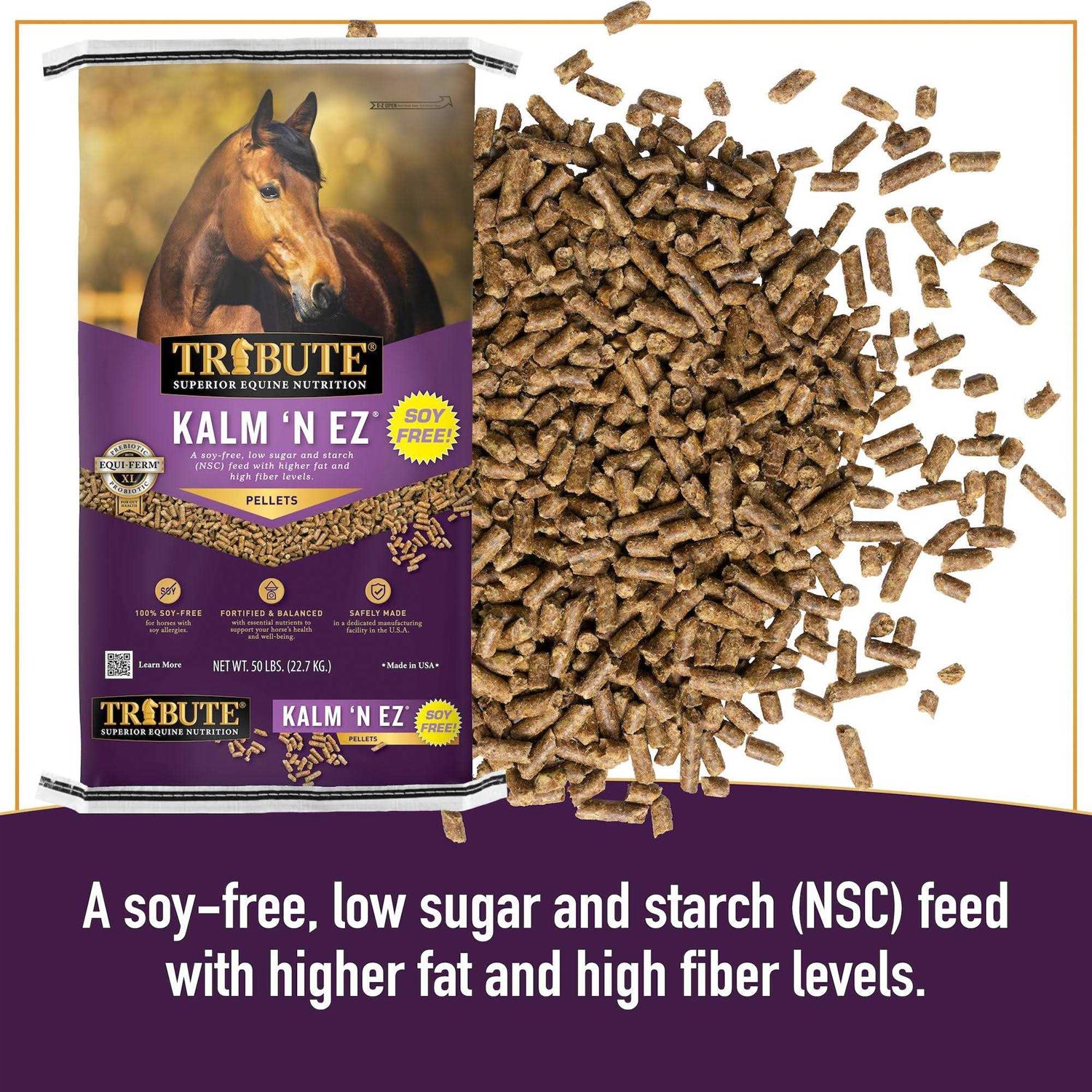 Soy-Free Kalm N EZ Pellet for Horses E231005