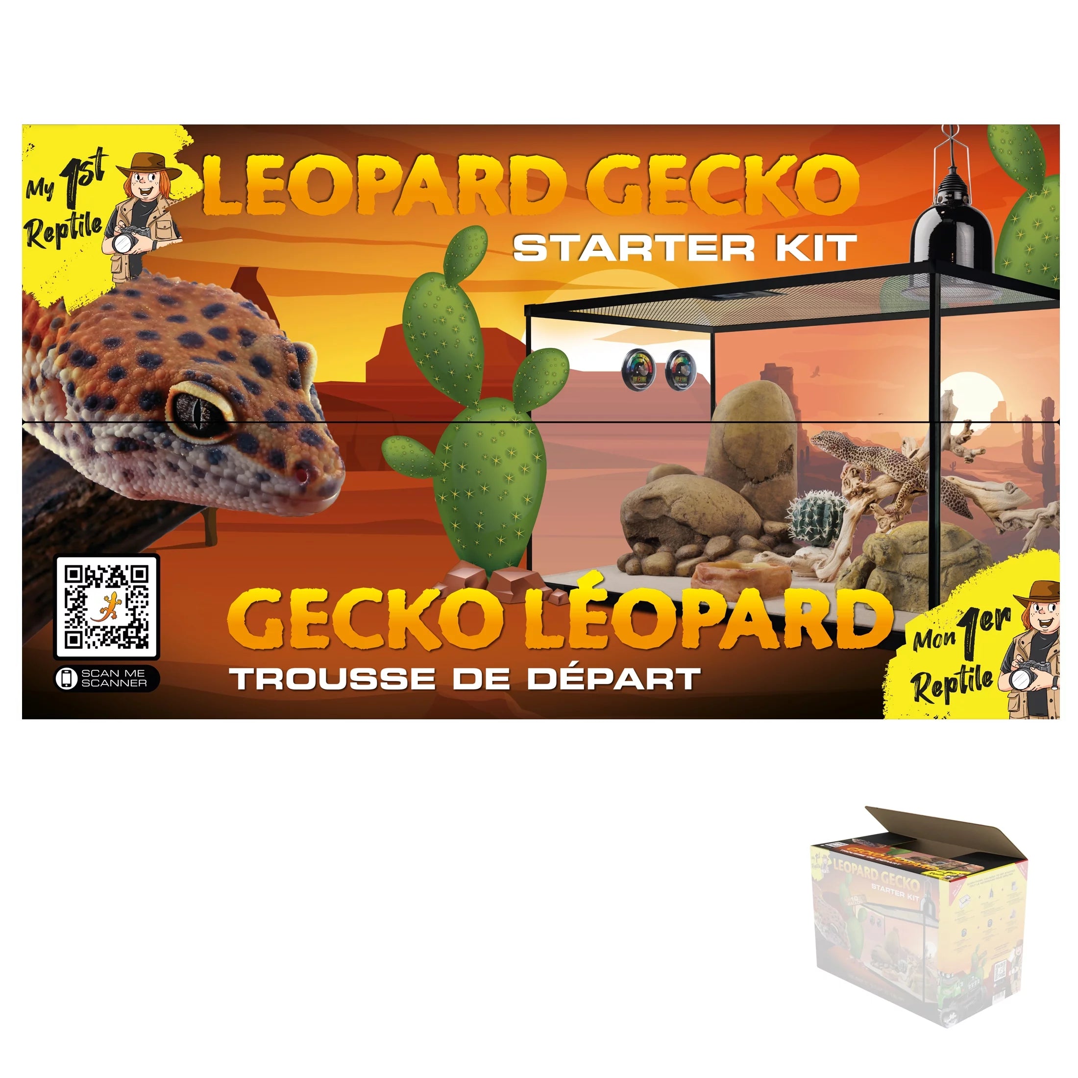 Leopard Gecko Reptile Starter Kit Z6597