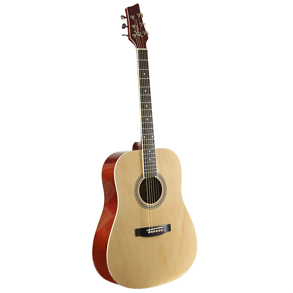 41-inch Acoustic Dreadnought Guitar, Natural Finish M914