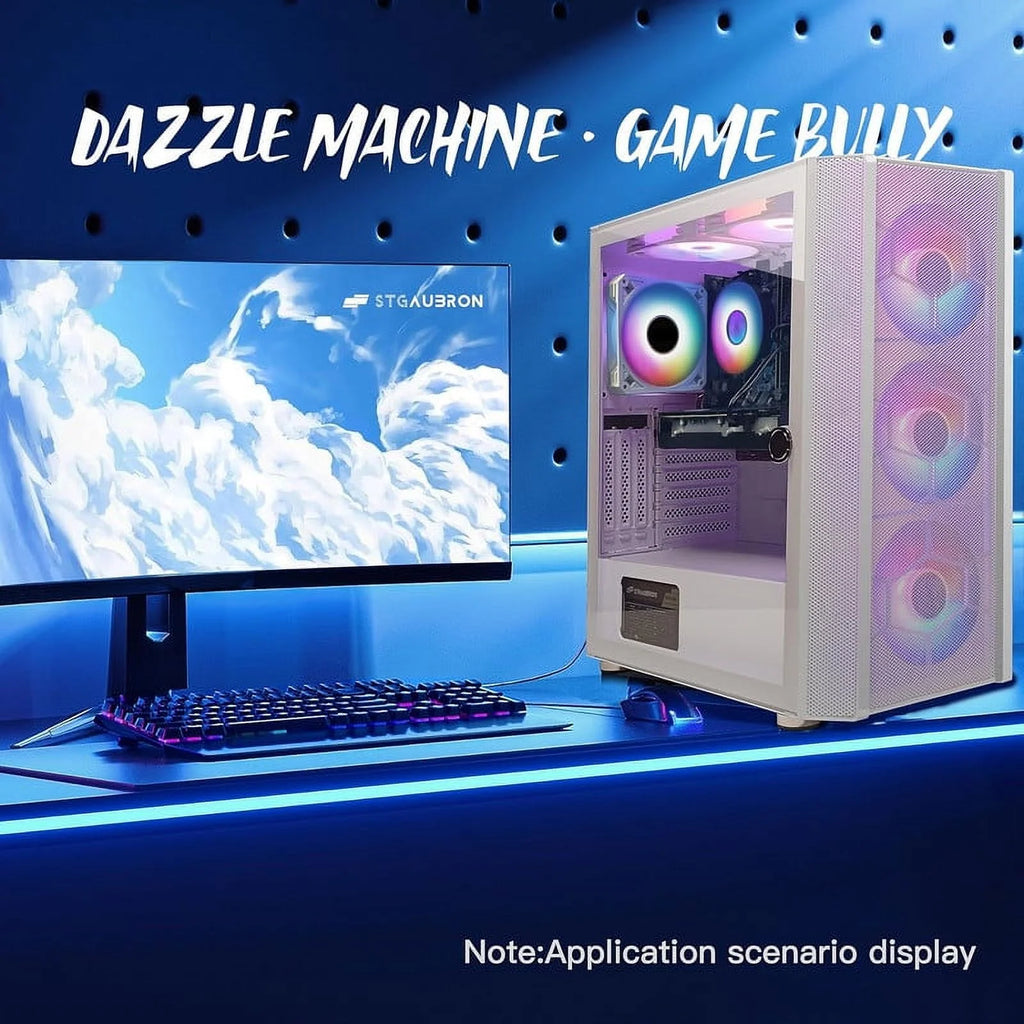 Gaming Desktop PC, Intel Core i7, 16GB RAM, 1TB SSD, Radeon RX 5600 XT T165