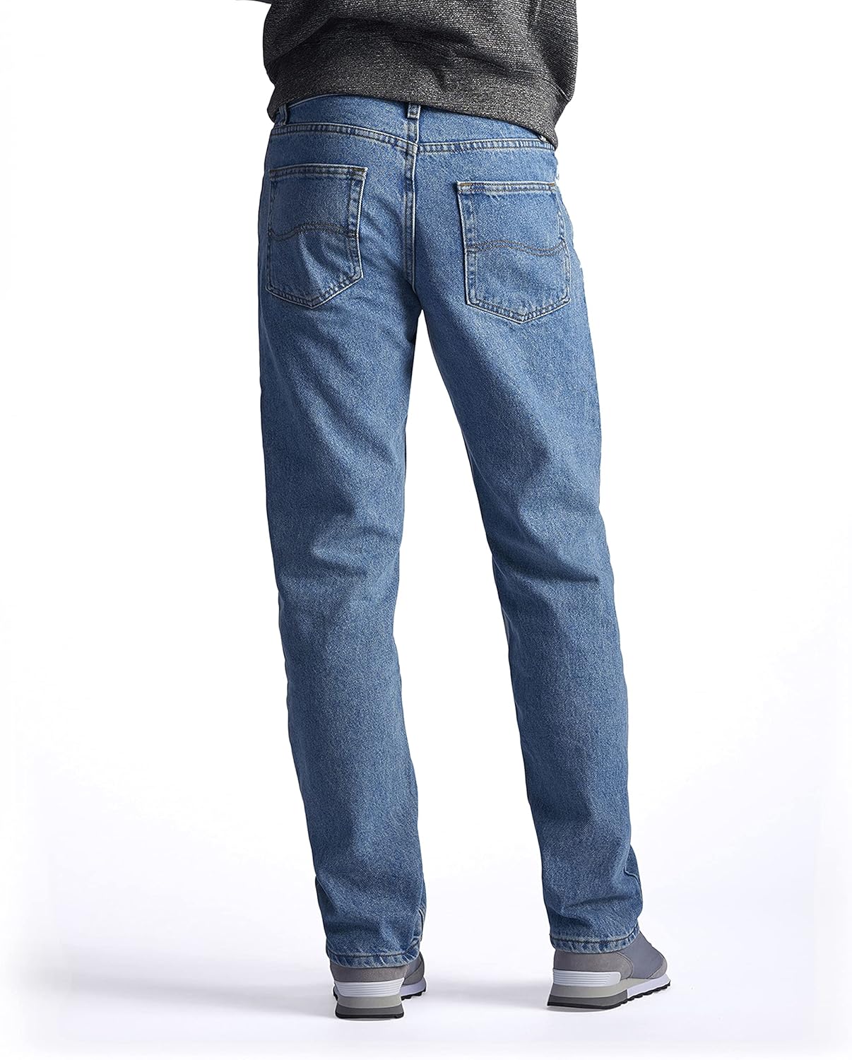 Men's Regular Fit Straight Leg Jean, Light Stone W8751
