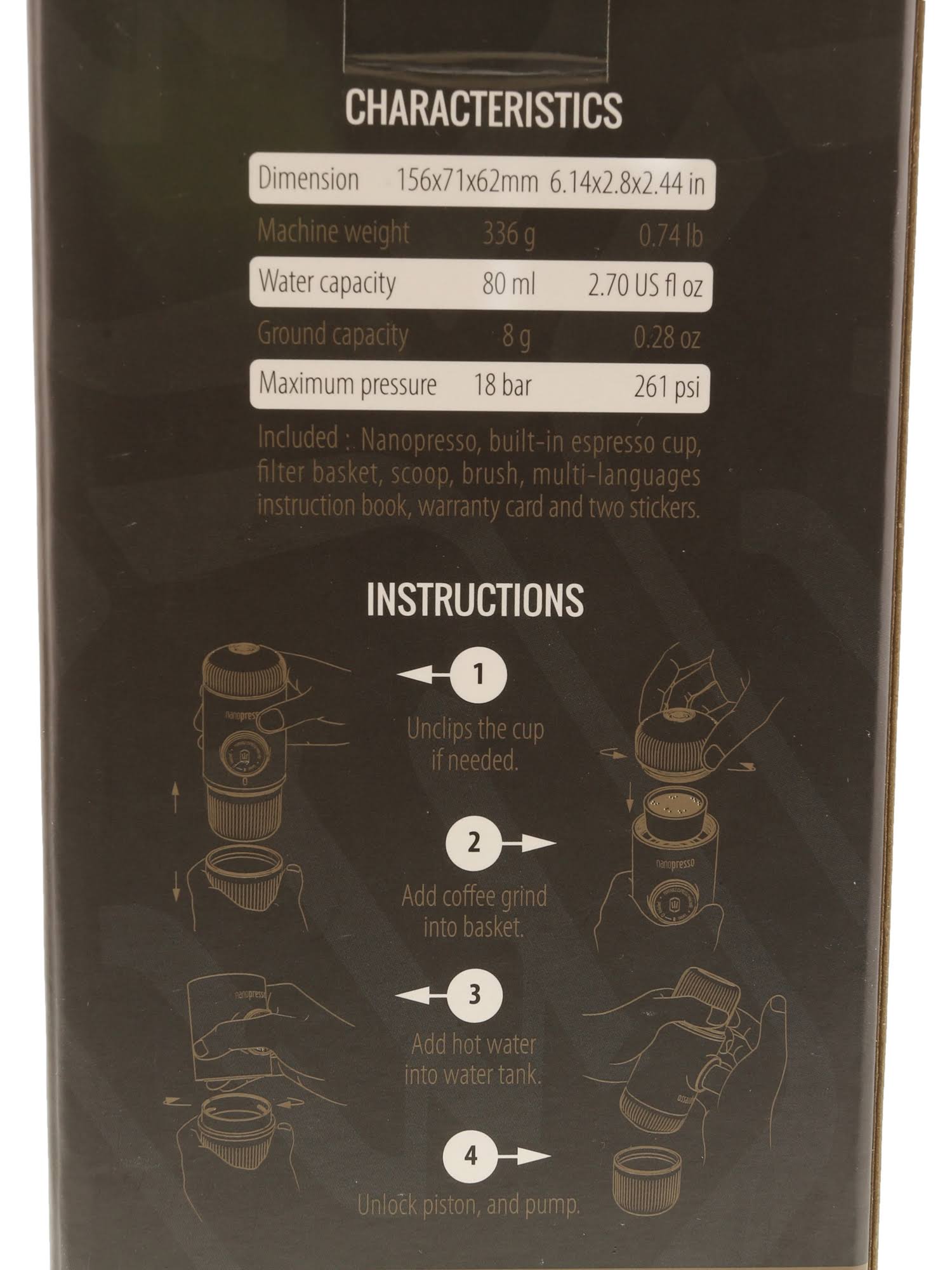 Portable Espresso Maker O380994