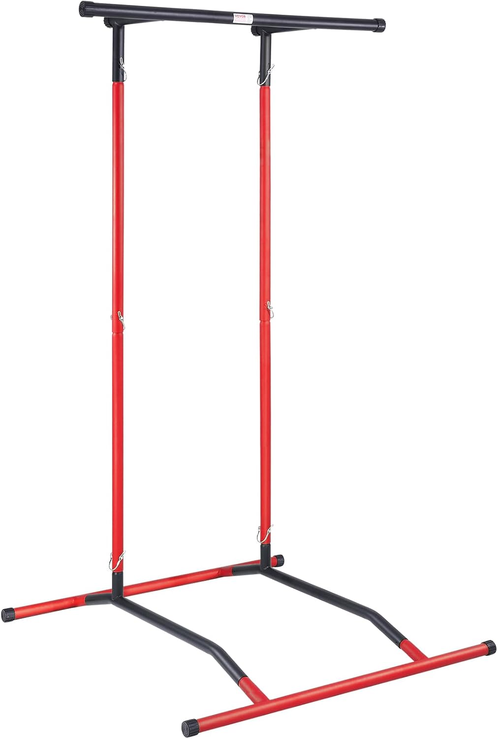 Power Tower Dip Station, 2-Level Adjustable Pull Up Bar Stand, Strength Training Equipment F47967