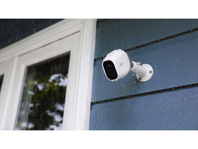 Wireless Security Camera, 1080p, Indoor/Outdoor, White S8221