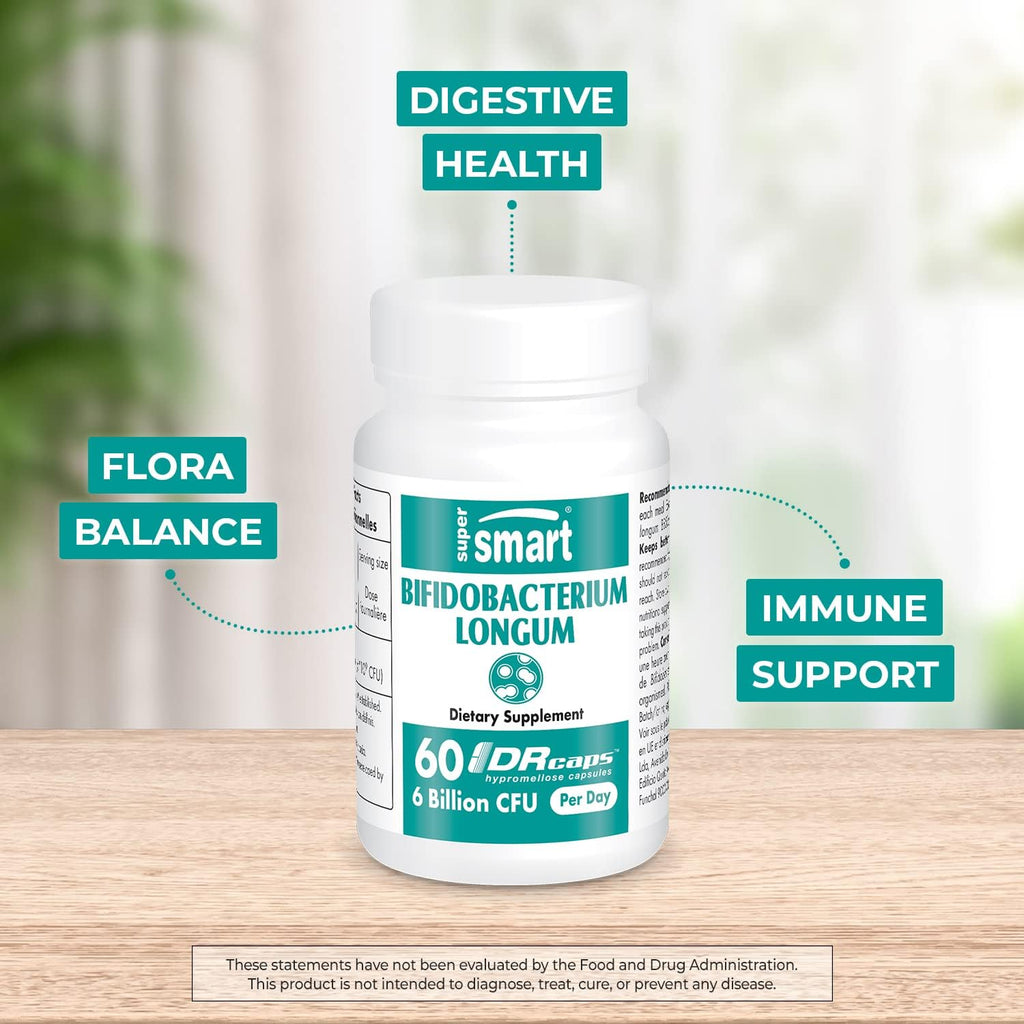 Bifidobacterium Longum Probiotic Supplement, 60 DR Capsules F243