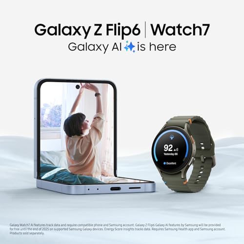 Galaxy Z Flip 6 AI Cell Phone, 256GB Unlocked Android Smartphone, Foldable Design U83954