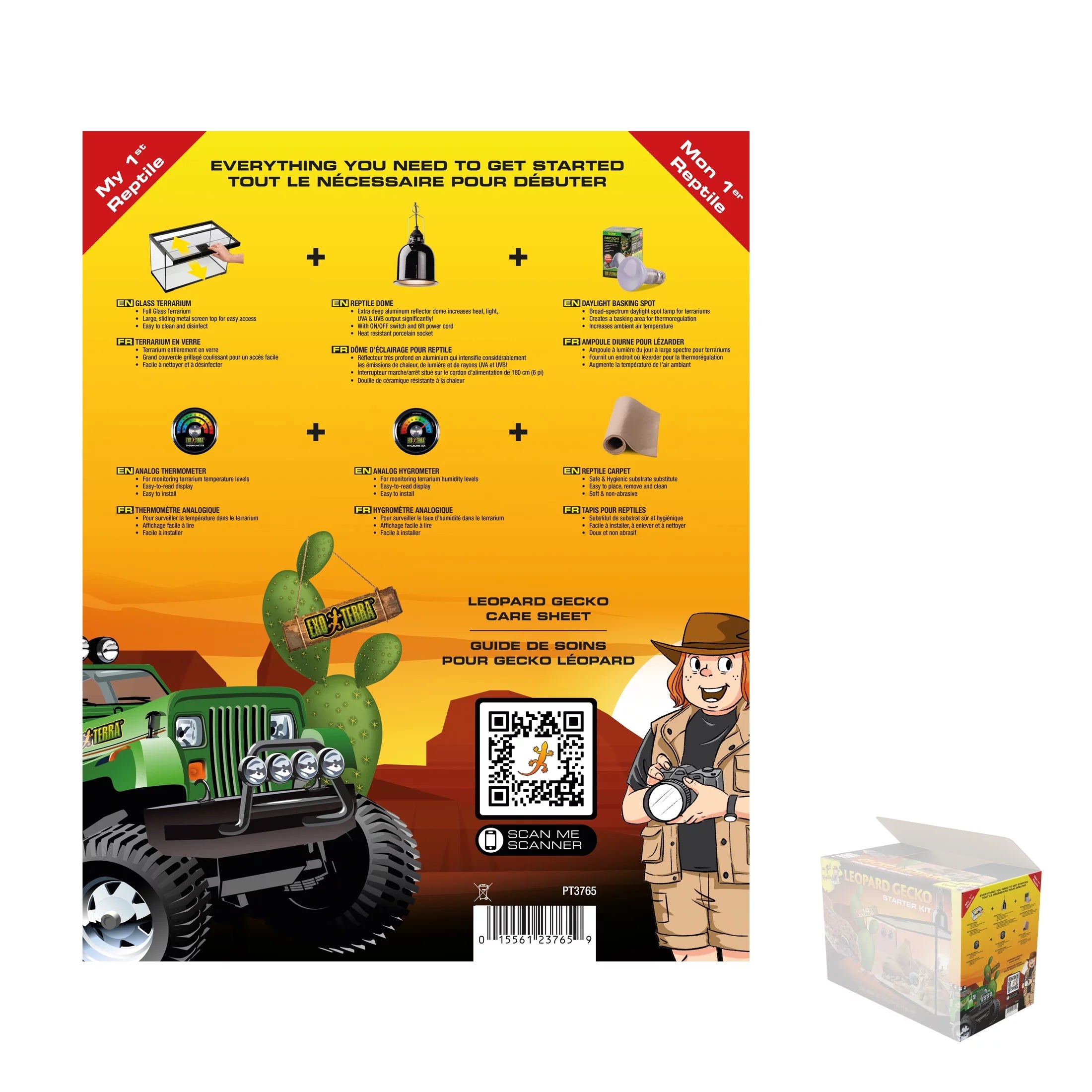 Leopard Gecko Reptile Starter Kit Z6597