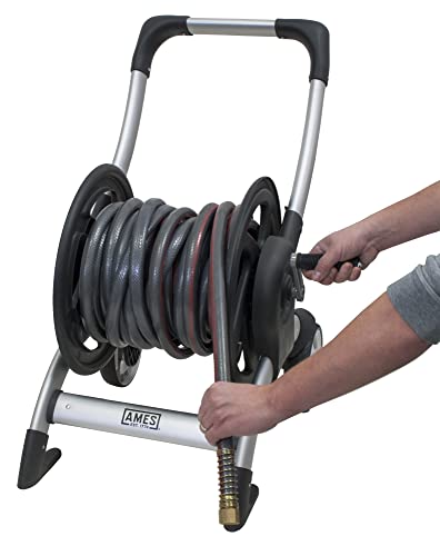 Reel Cart for Garden Hose, Heavy Duty Aluminum, 200 ft Capacity Y81227
