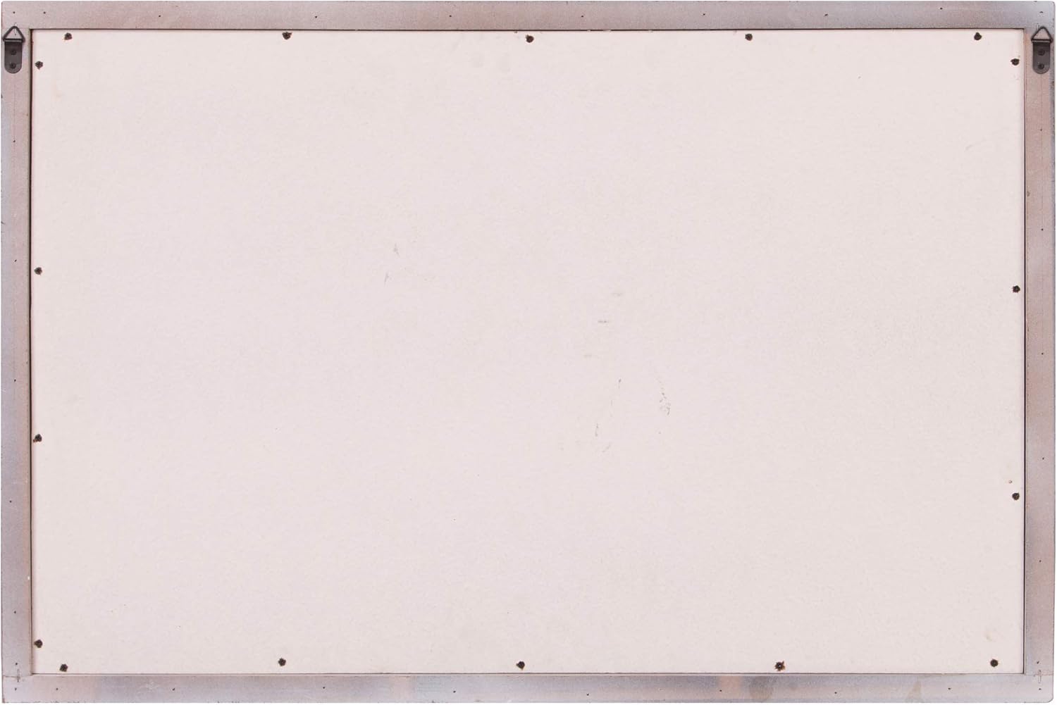 Distressed White Windowpane Wall Accent Mirror O37533