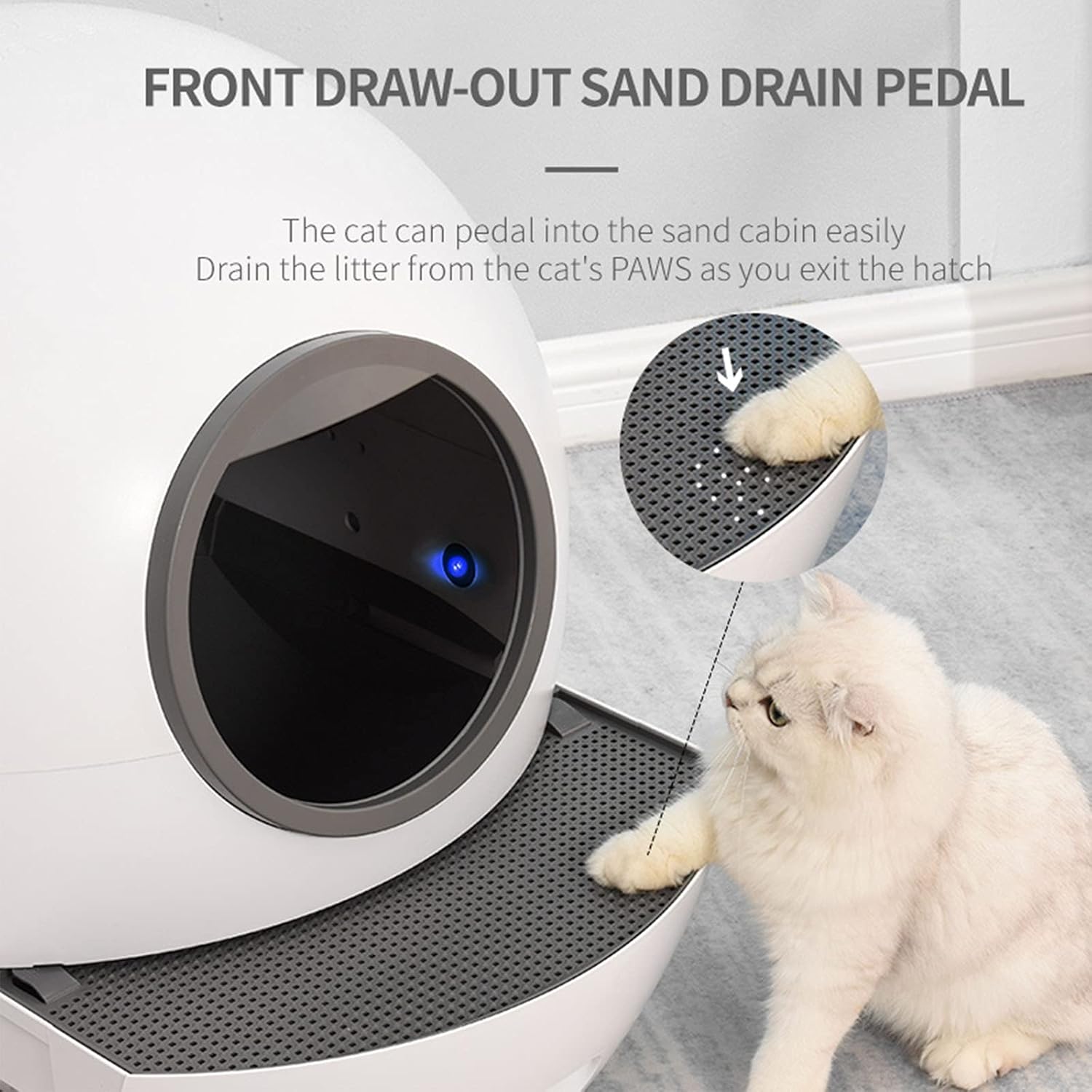 Smart Self-Cleaning Cat Litter Box with App Control A6516