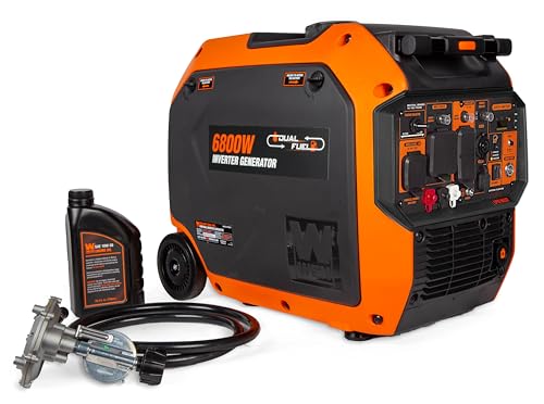 6800-Watt Dual Fuel Portable Inverter Generator with Electric Start W5913
