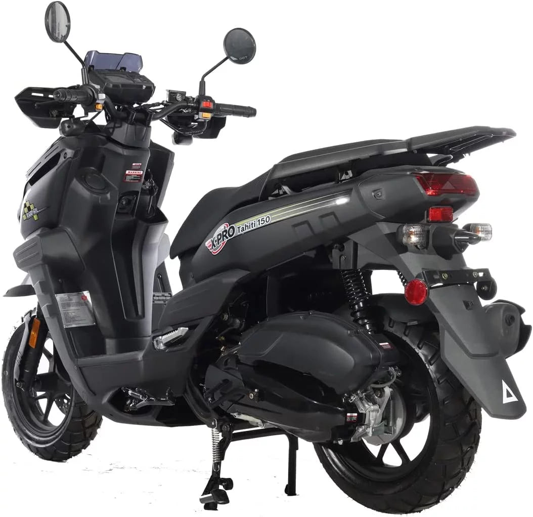 150cc Gas Moped Scooter, 12" Aluminum Wheels G72956