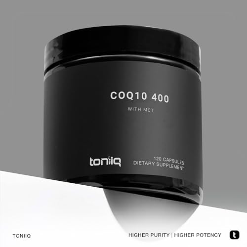 CoQ10 400mg Supplement with MCT Oil, 60 Veggie Capsules Q360366