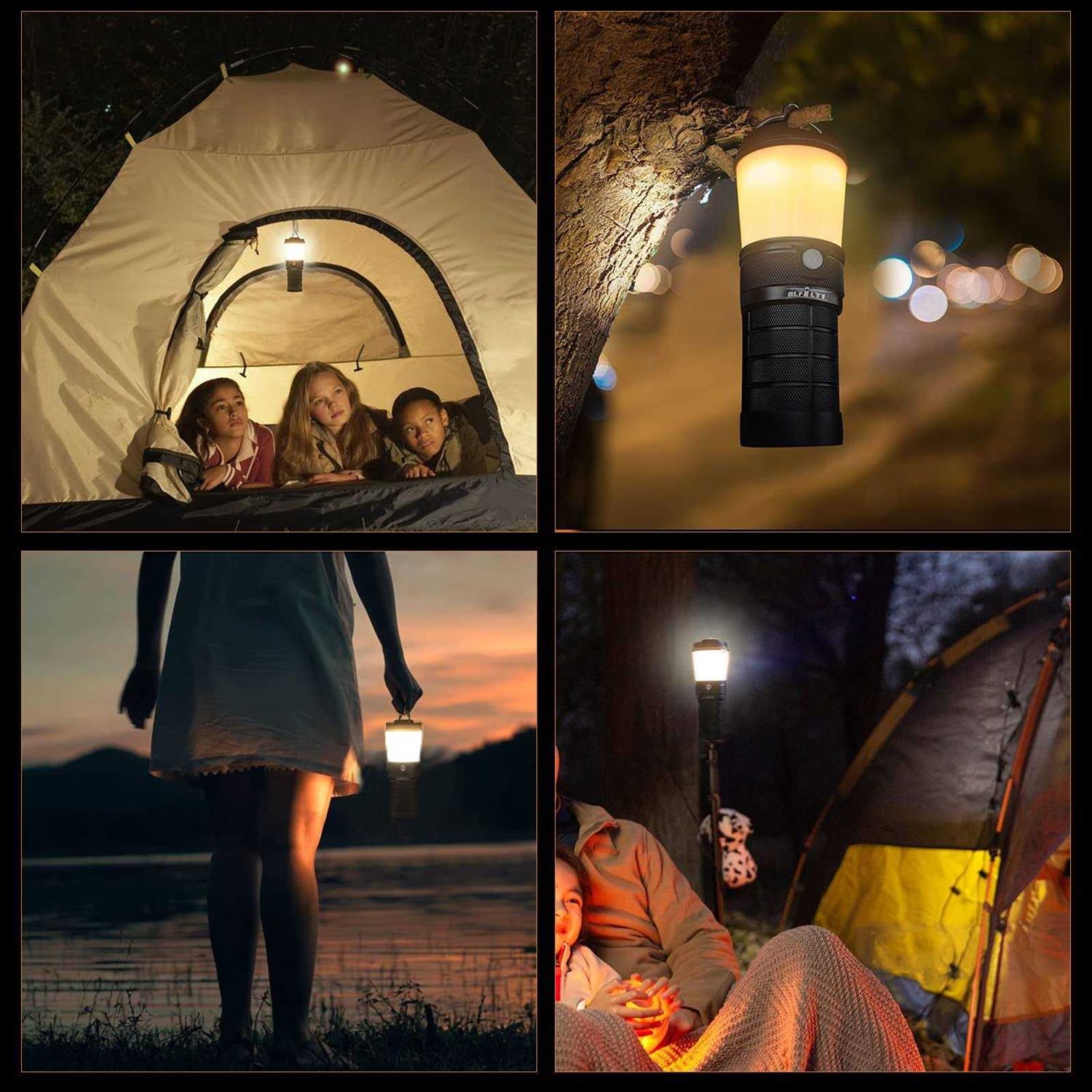 Rechargeable LED Camping Lantern with 8X LH351D B802